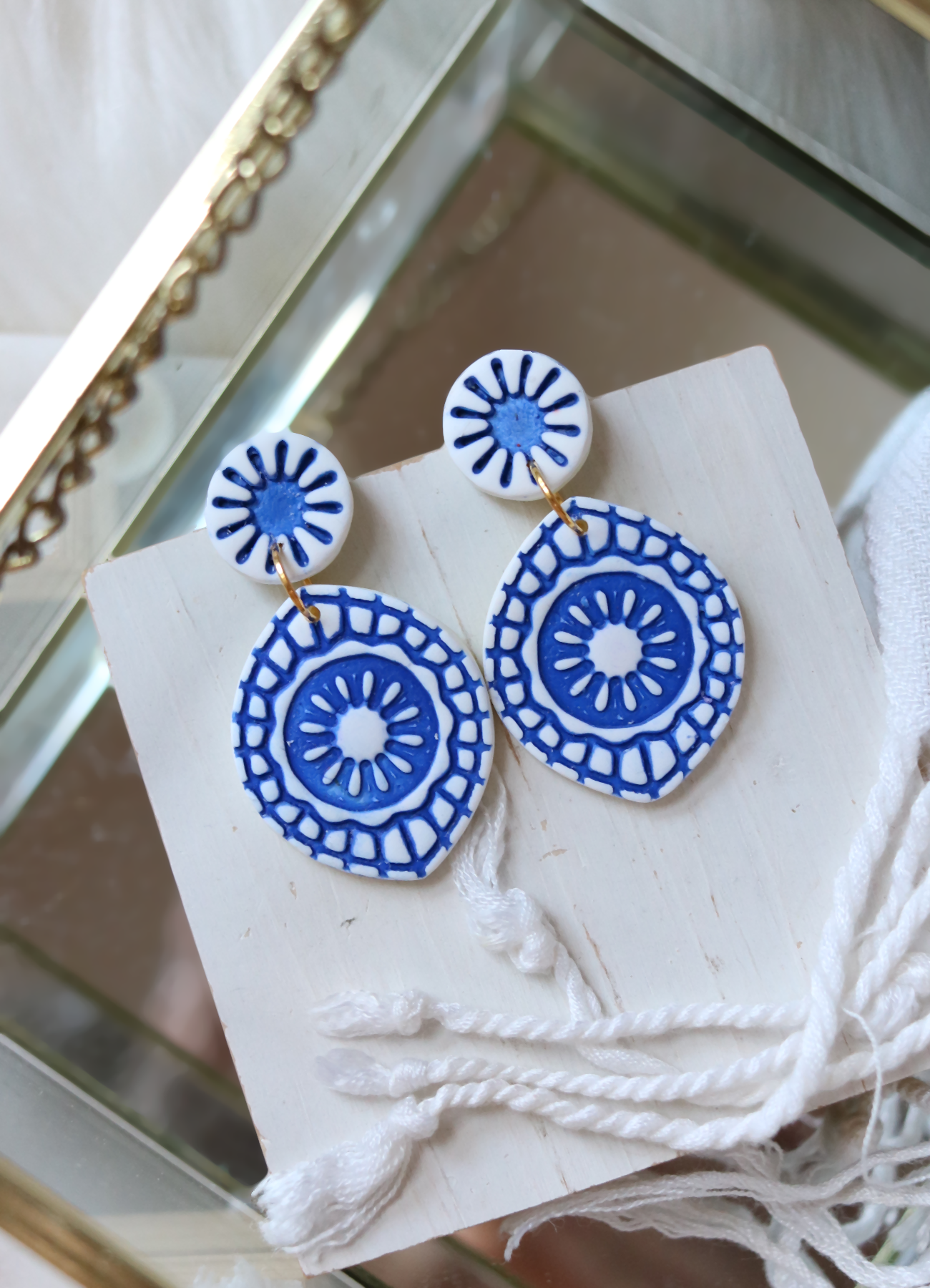 Boardwalk Polymer Clay Earrings