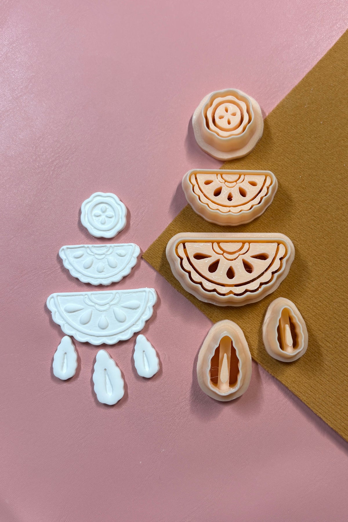 Boho Lace Polymer Clay Earring Cutter Set
