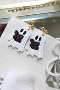 Hot Ghosts Read Boooks Polymer Clay Book Earrings