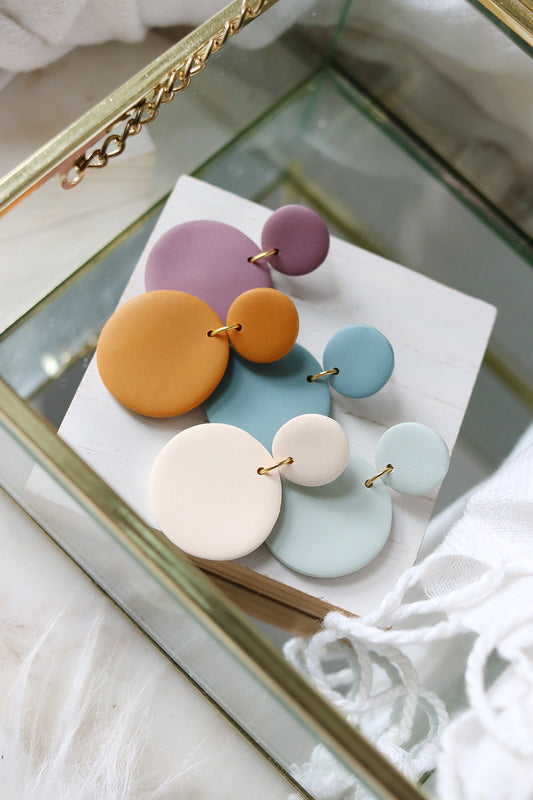 Bubble Polymer Clay Earrings