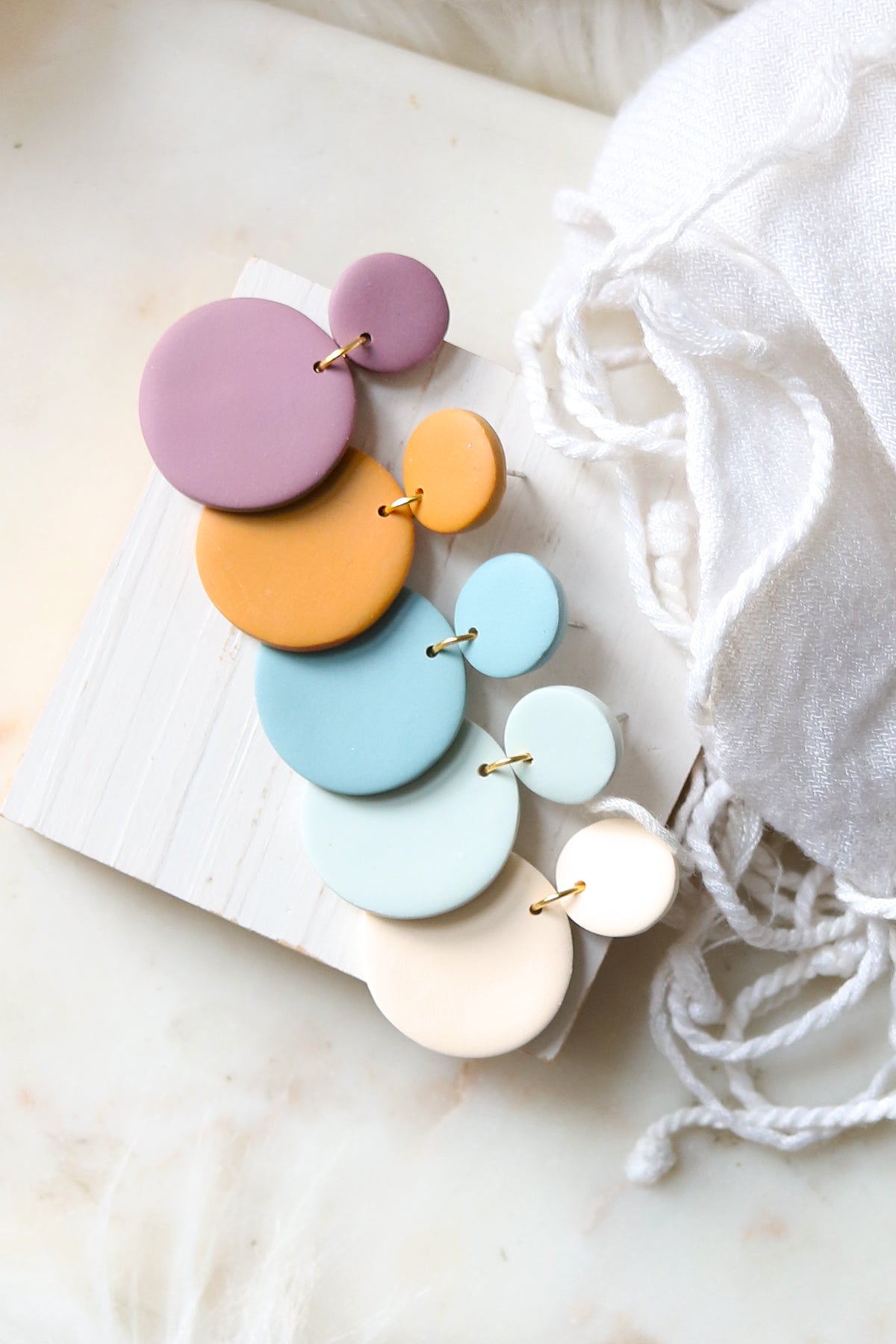 Bubble Polymer Clay Earrings
