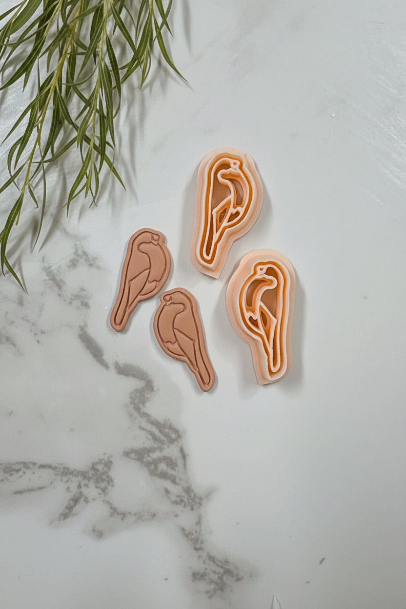 Cardinal Polymer Clay Earring Cutter Set