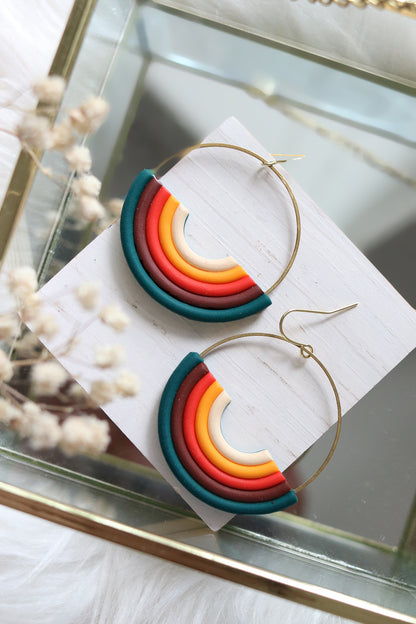 Hoop Earrings Polymer Earrings Diy How To Make Your Own Earrings