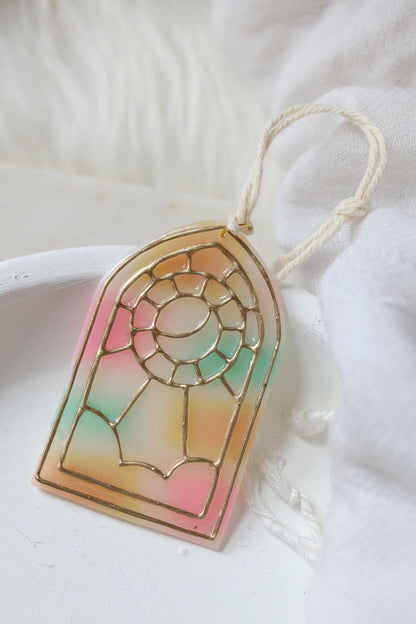 Moonlit Night Polymer Clay Ornament