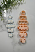 Circle Bezel Inset Chandelier Polymer Clay Earring Cutter Set