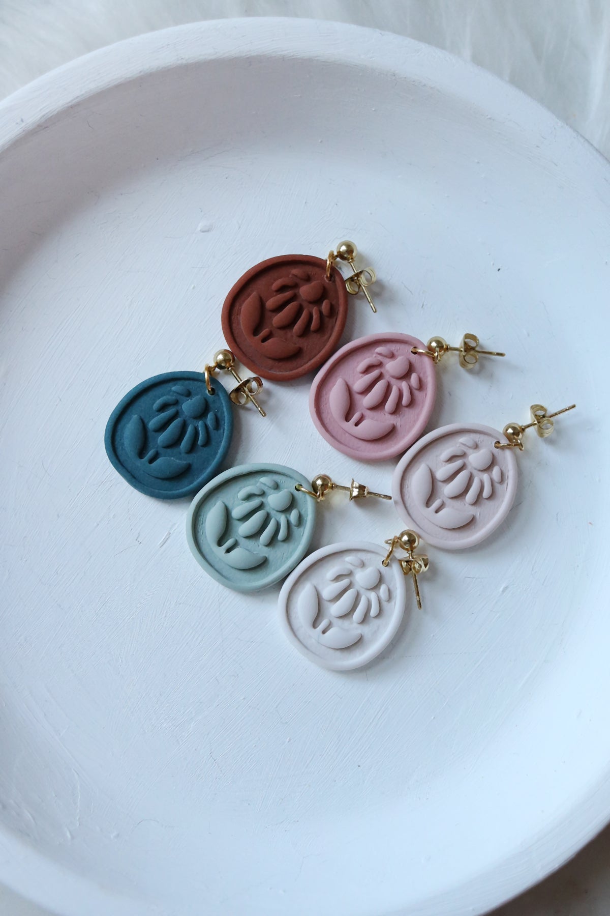 Daisy Days Polymer Clay Earrings | Choose Your Colour