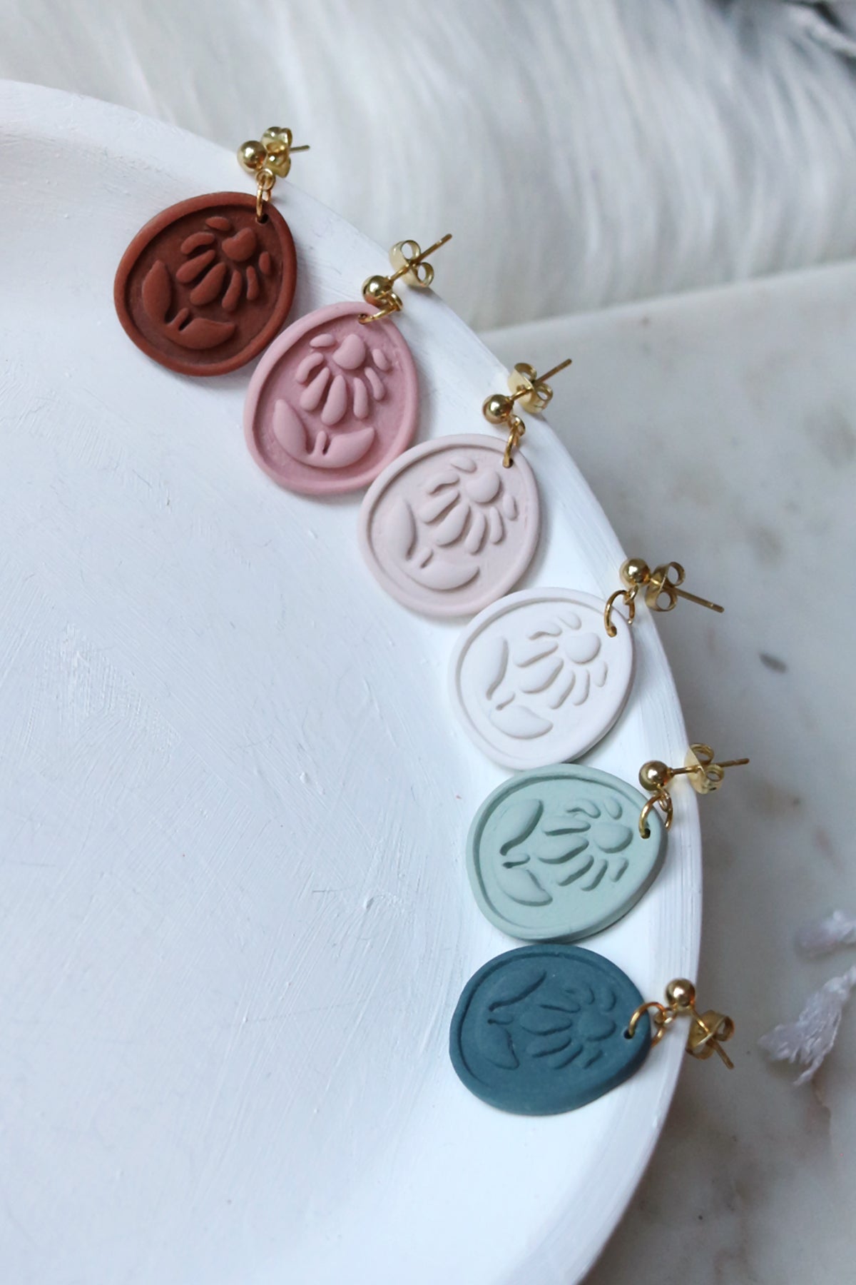 Daisy Days Polymer Clay Earrings | Choose Your Colour