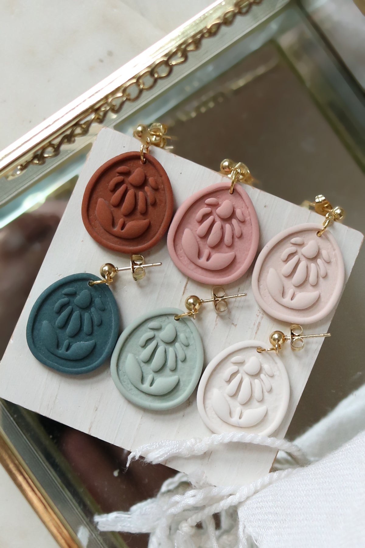 Daisy Days Polymer Clay Earrings | Choose Your Colour