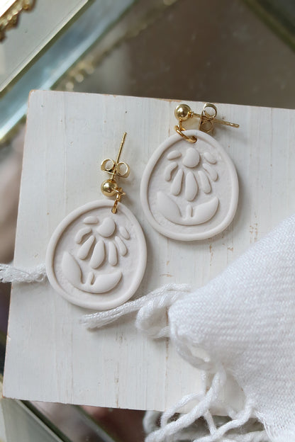 Daisy Days Polymer Clay Earrings | Choose Your Colour