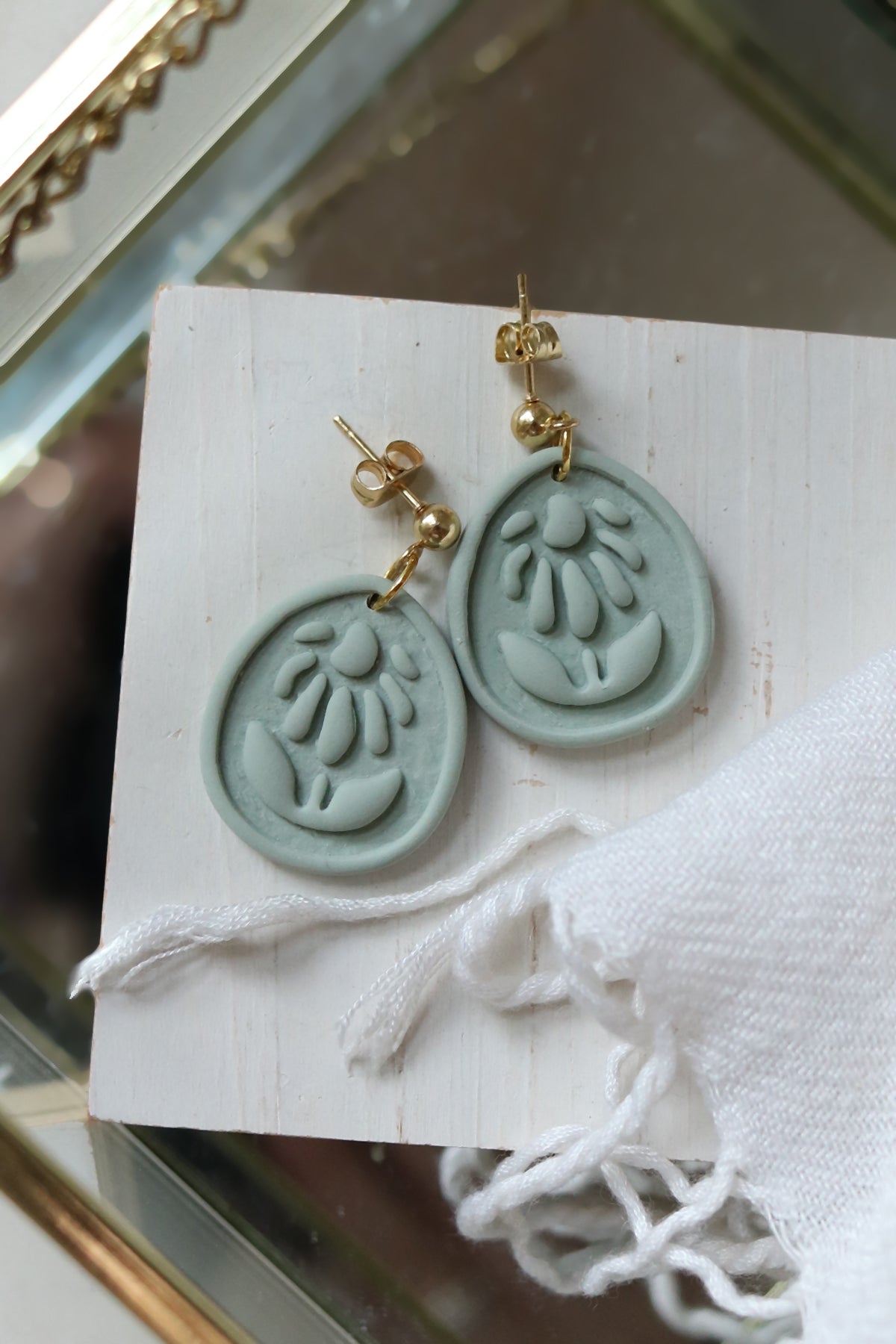 Daisy Days Polymer Clay Earrings | Choose Your Colour