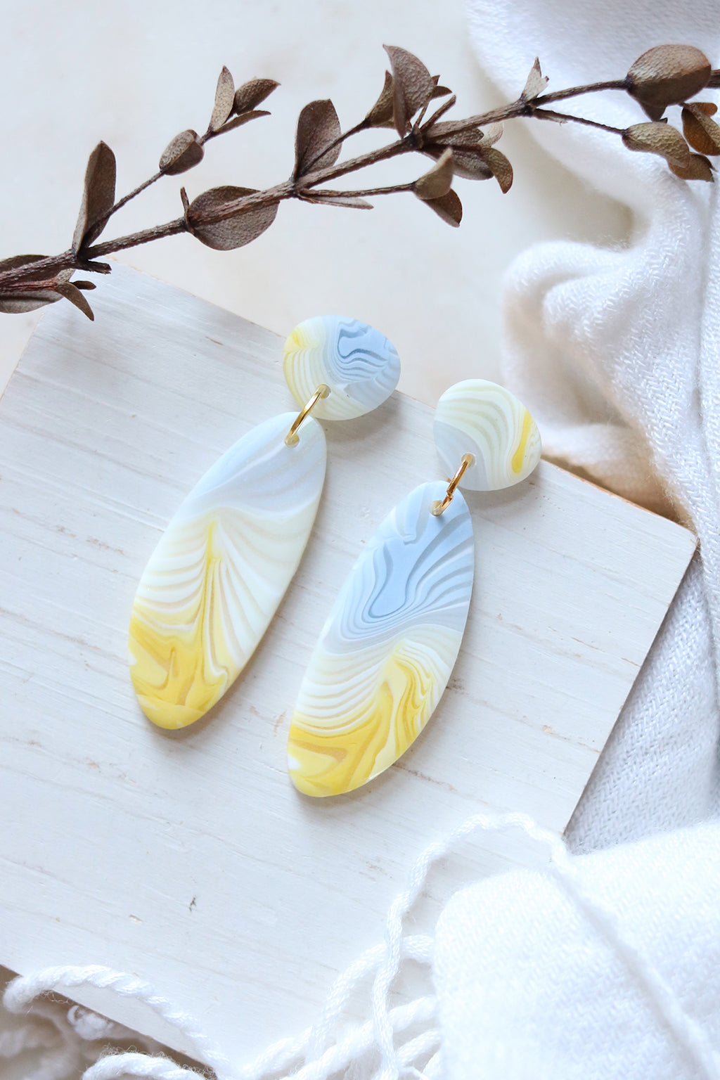 Daybreak Polymer Clay Earrings