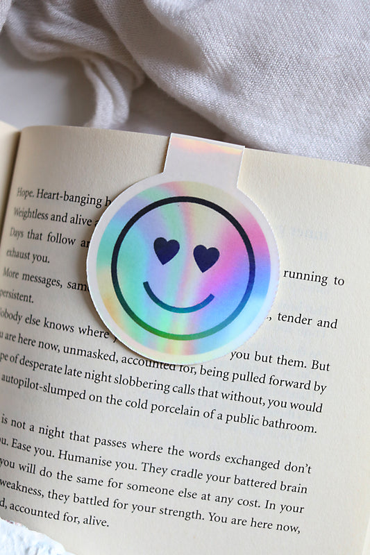 Magnetic Bookmark | Shiny Happy Face
