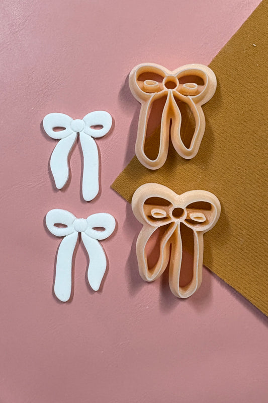 Droopy Bow Polymer Clay Earring Cutter Set (Copy)