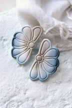 Morning Glory Polymer Clay Earrings