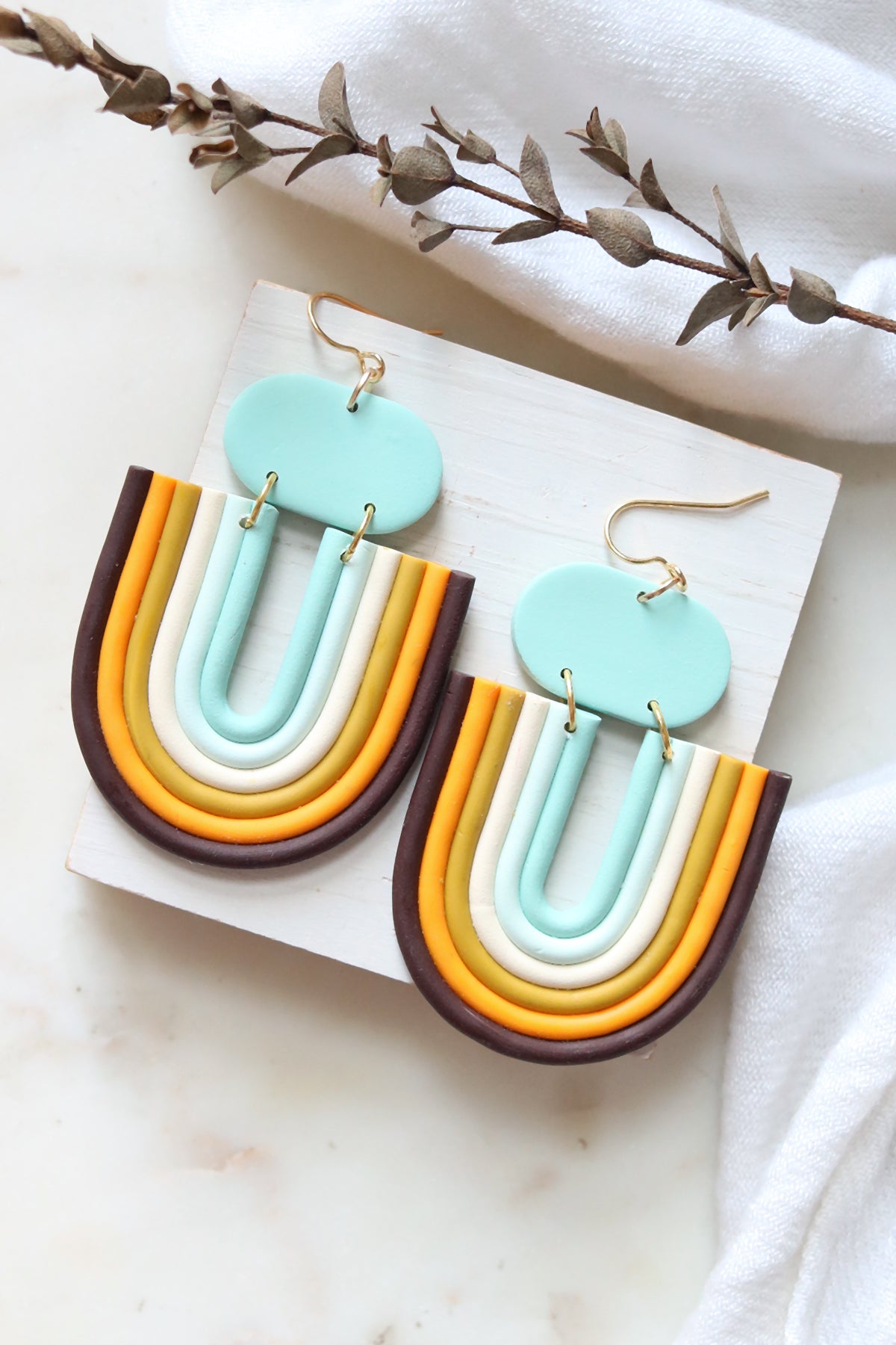 Echoes Polymer Clay Earrings