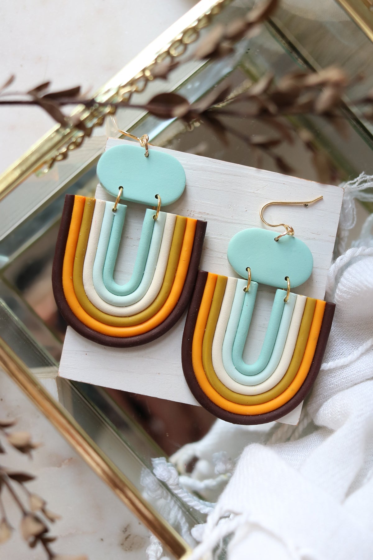 Echoes Polymer Clay Earrings