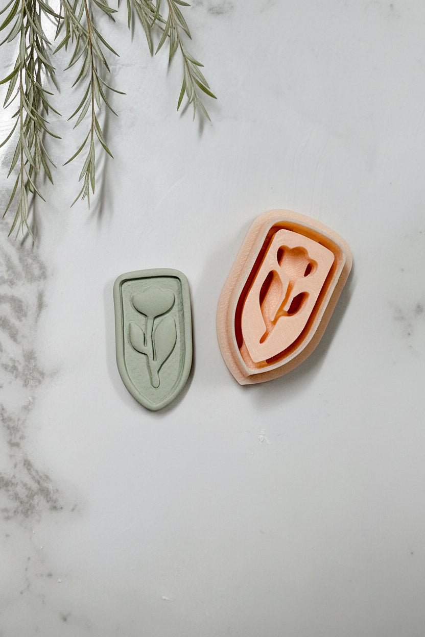 Flower Spade Polymer Clay Cutter