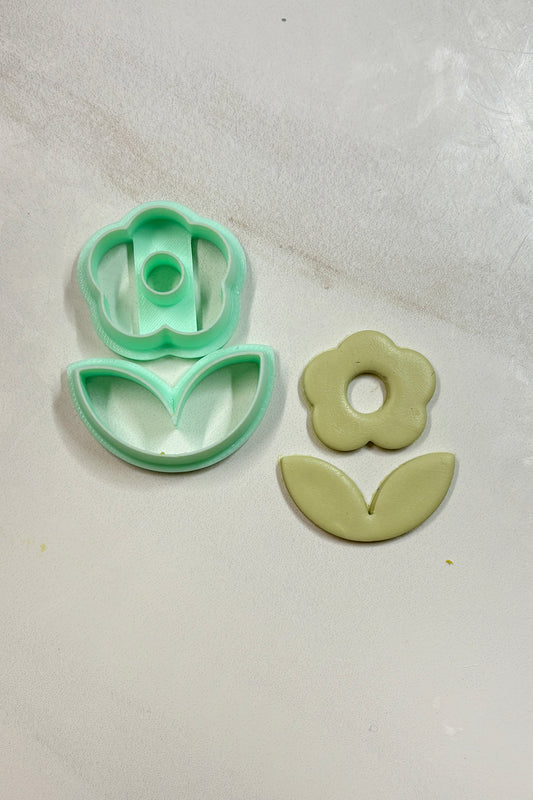 Flower and Leaf Polymer Clay Cutter Set