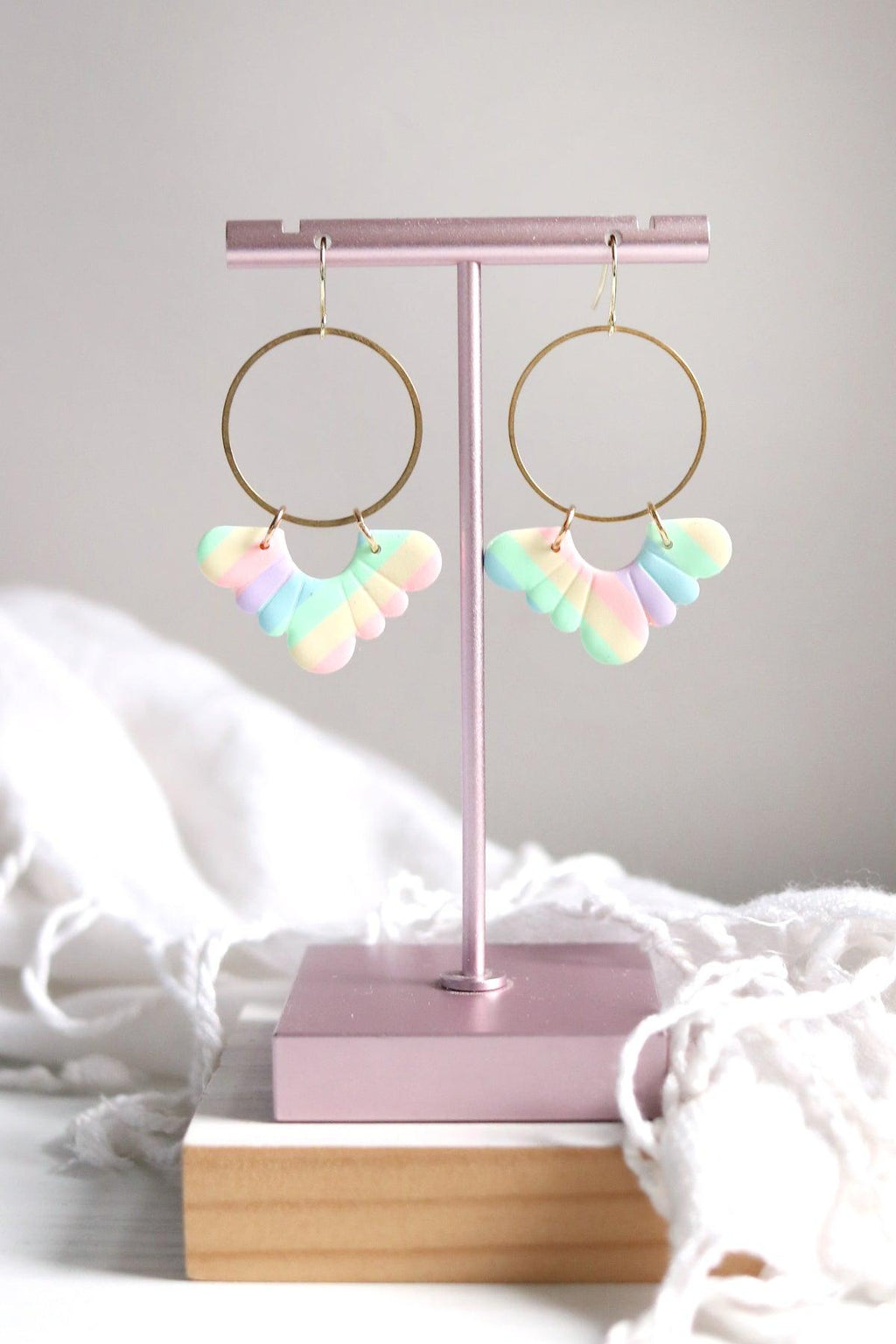 Flutter Hoops in Spectra - Petal & Posy