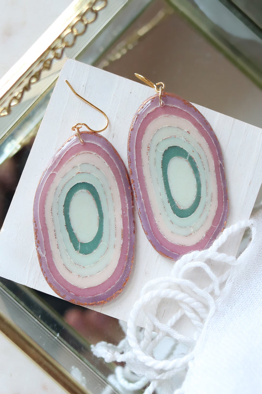 Geode Slice Earrings Vol 2