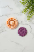 Gerbera Daisy polymer clay cutter by Petal & Posy, showing a detailed flower-shaped cutting tool for crafting and DIY projects.
