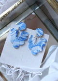 Guardian Polymer Clay Earrings in Delft