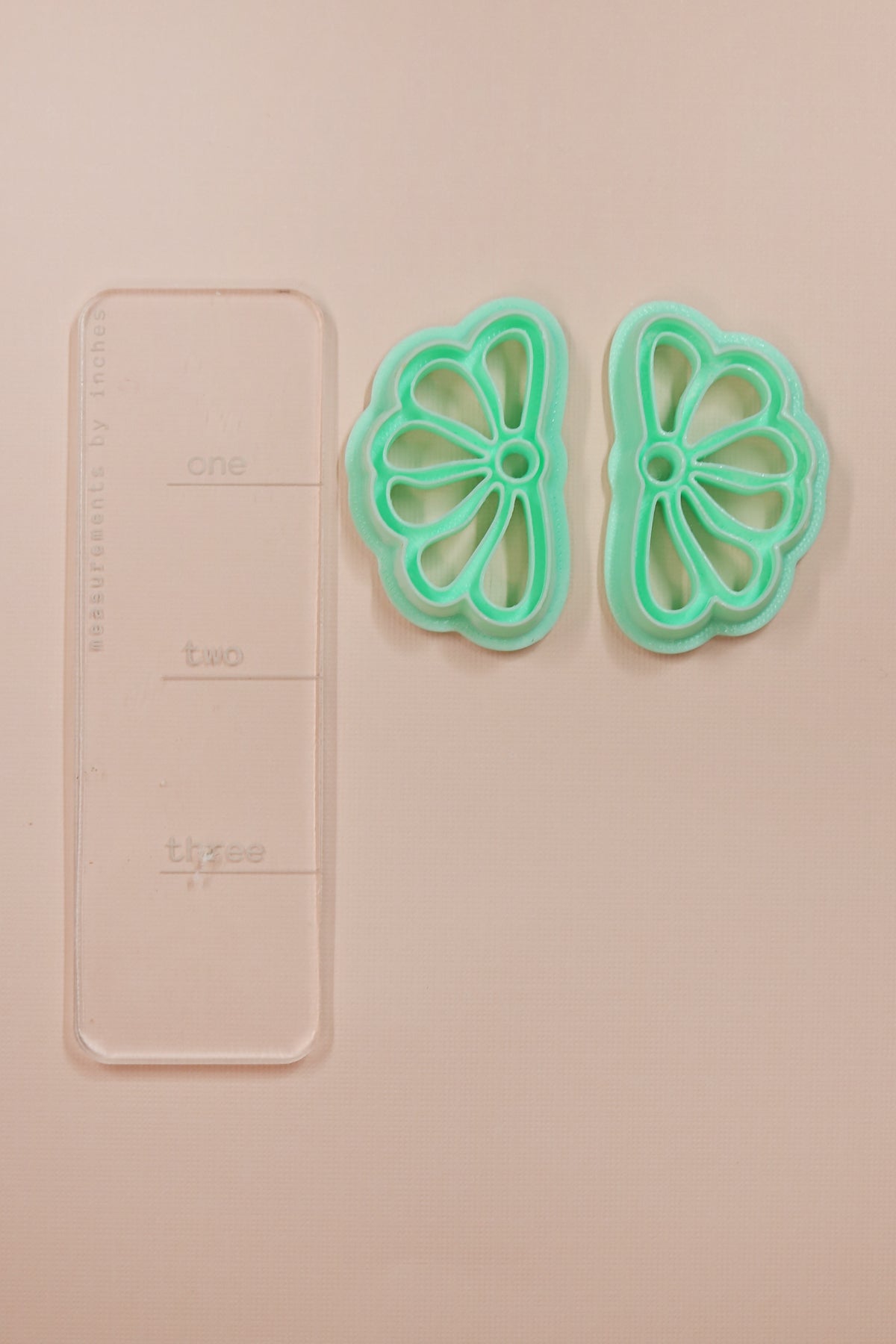 Matisse Style Half Daisy Polymer Clay Cutter Set