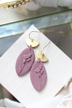 Harvest Floral Polymer Clay Earrings | Choose Your Colour