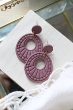 High Noon Polymer Clay Boho Earrings | Choose Your Colour