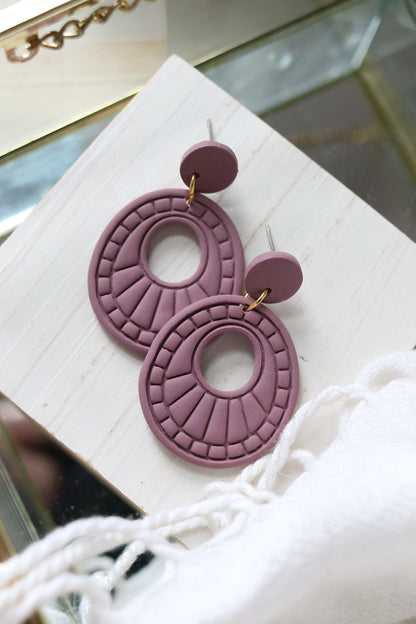 High Noon Polymer Clay Boho Earrings | Choose Your Colour