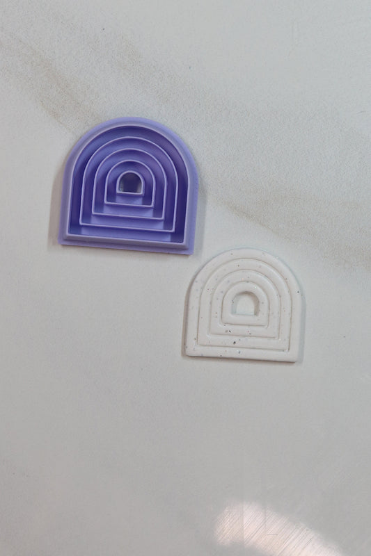 Embossed Arch Polymer Clay Cutter