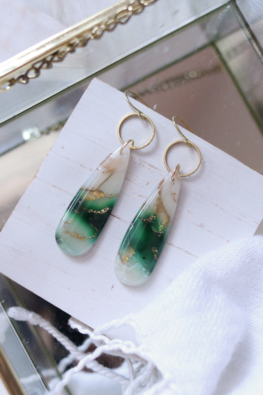 Lost Seas Polymer Clay Earrings