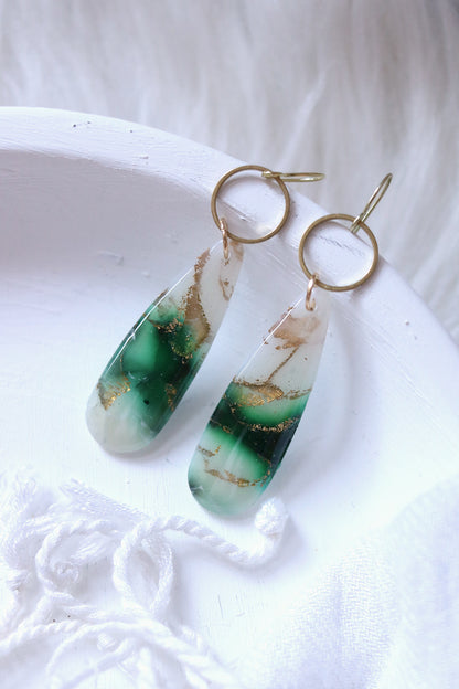 Lost Seas Polymer Clay Earrings