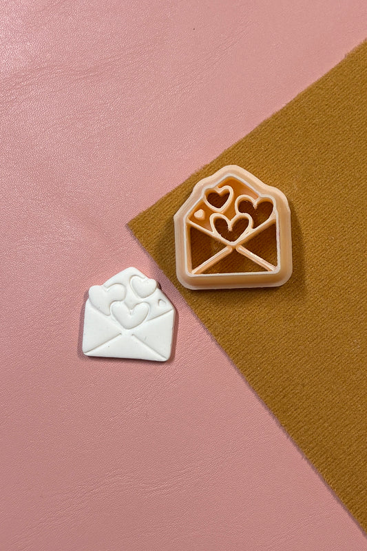 Love Letter Polymer Clay Earring Cutter