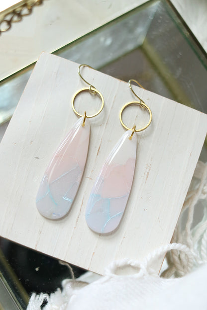 Misty Morning Polymer Clay Earrings