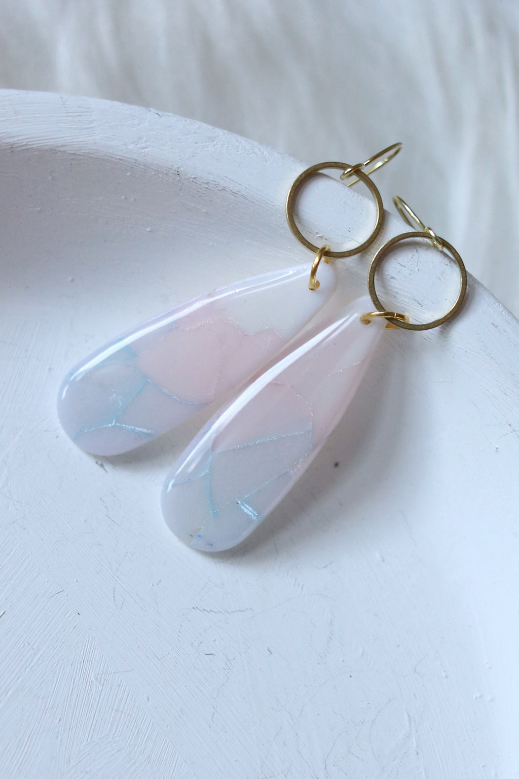 Misty Morning Polymer Clay Earrings