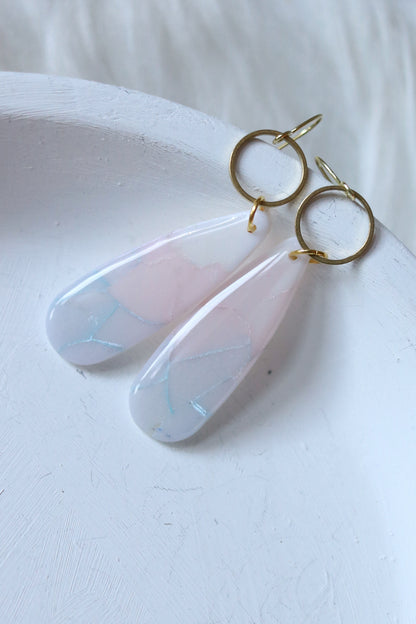 Misty Morning Polymer Clay Earrings