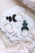 Moon Cycle Earrings | Signature Colours | Choose Your Shade - Petal & Posy