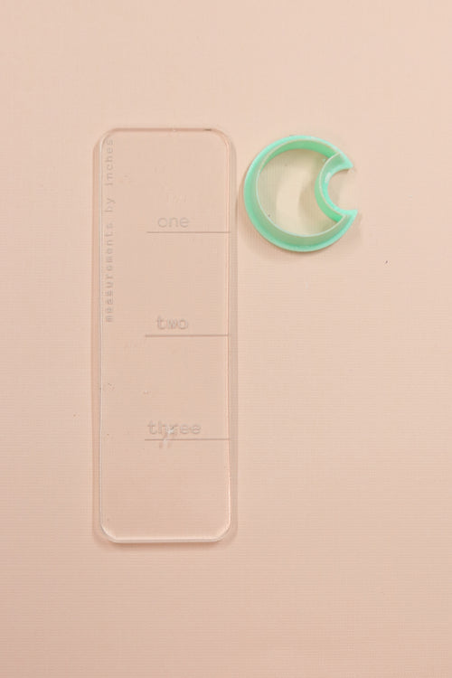 Crescent Moon Polymer Clay Cutter