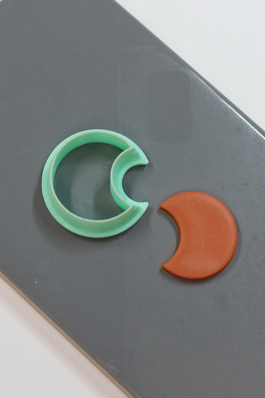 Crescent Moon Polymer Clay Cutter