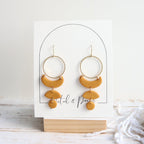 Moon Cycle Earrings | Signature Colours | Choose Your Shade - Petal & Posy