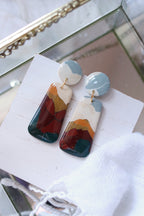 No Mountain High Enough Polymer Clay Earrings