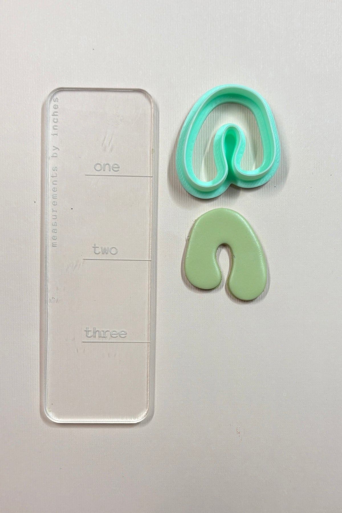 Organic Offset Arch Polymer Clay Cutter