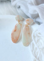 Opalite Polymer Clay Earrings
