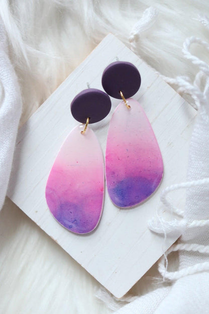 Sugar Plum Polymer Clay Earrings