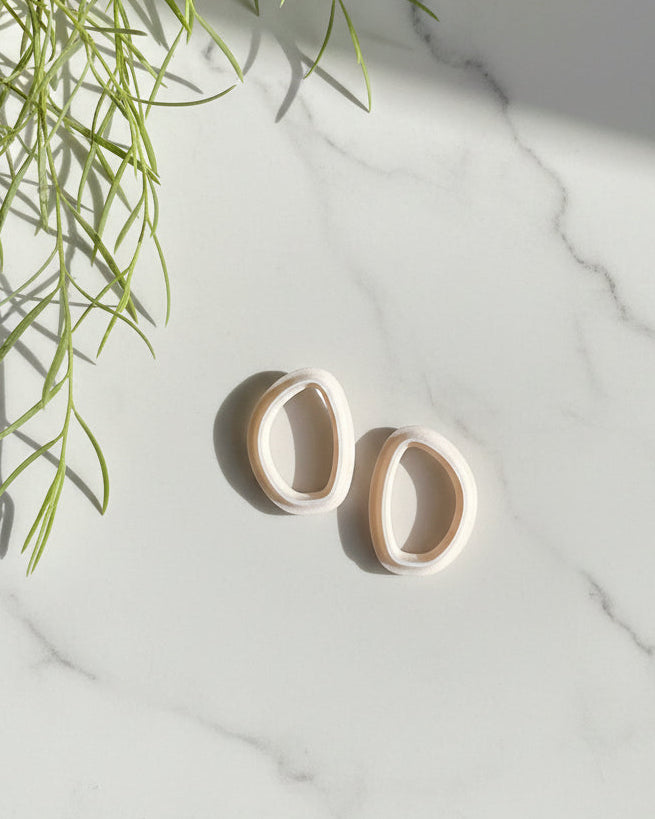Organic Pebble Polymer Clay Cutter Set