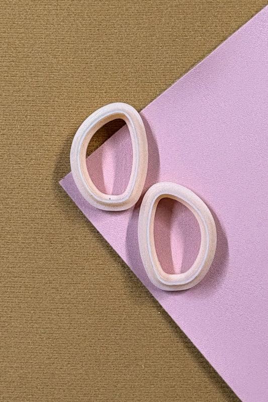 Organic Pebble Polymer Clay Cutter Set