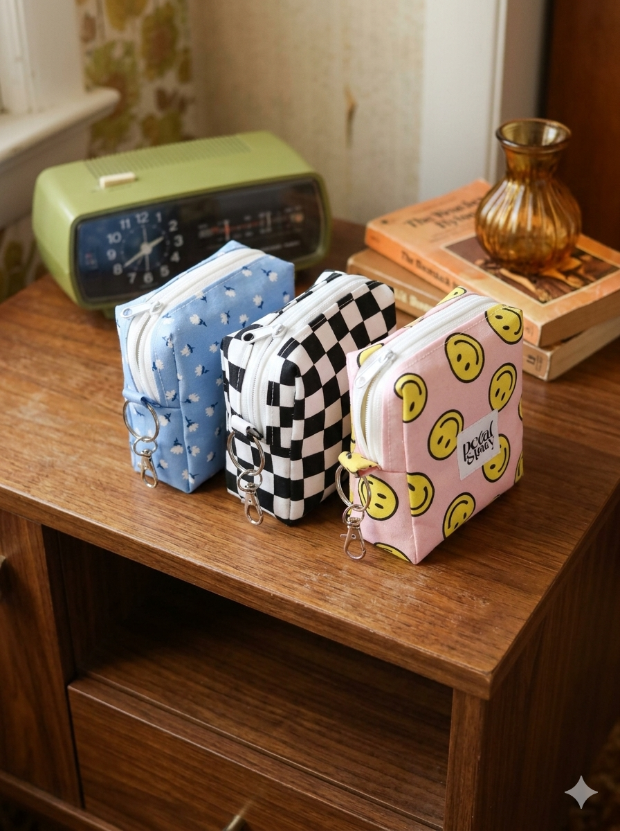 The Personal Keychain Pouch | Choose Your Print