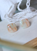 Opalite Polymer Clay Stud Earrings
