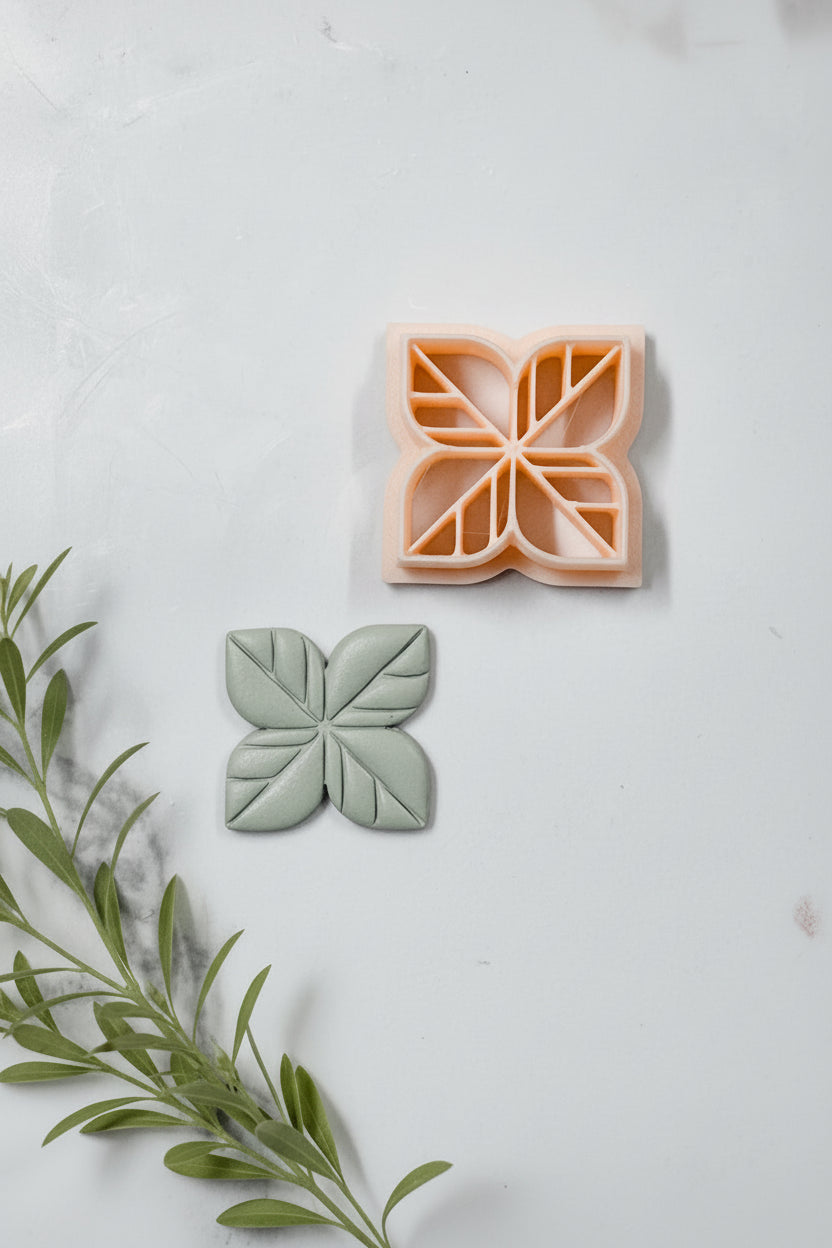 Pinwheel Flower Polymer Clay Cutter